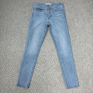 Levis 311 Shaping Skinny Jeans Womens 27 Light Wash Blue Stretch Denim Mid Rise